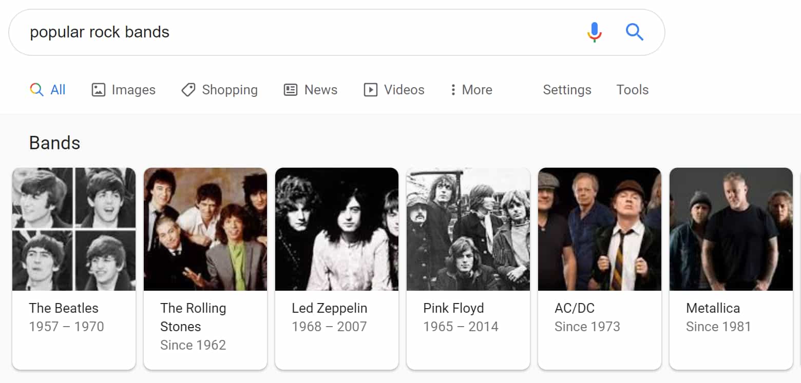 Results for: Popular Rock Bands