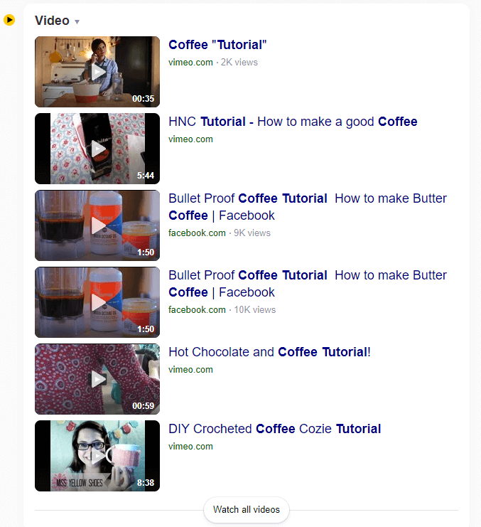 Results for: coffee tutorial