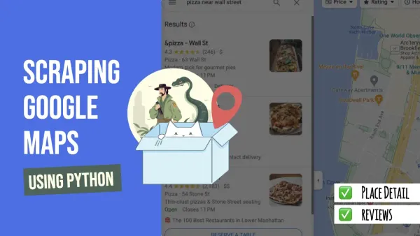 Scrape Google Maps data and reviews using Python